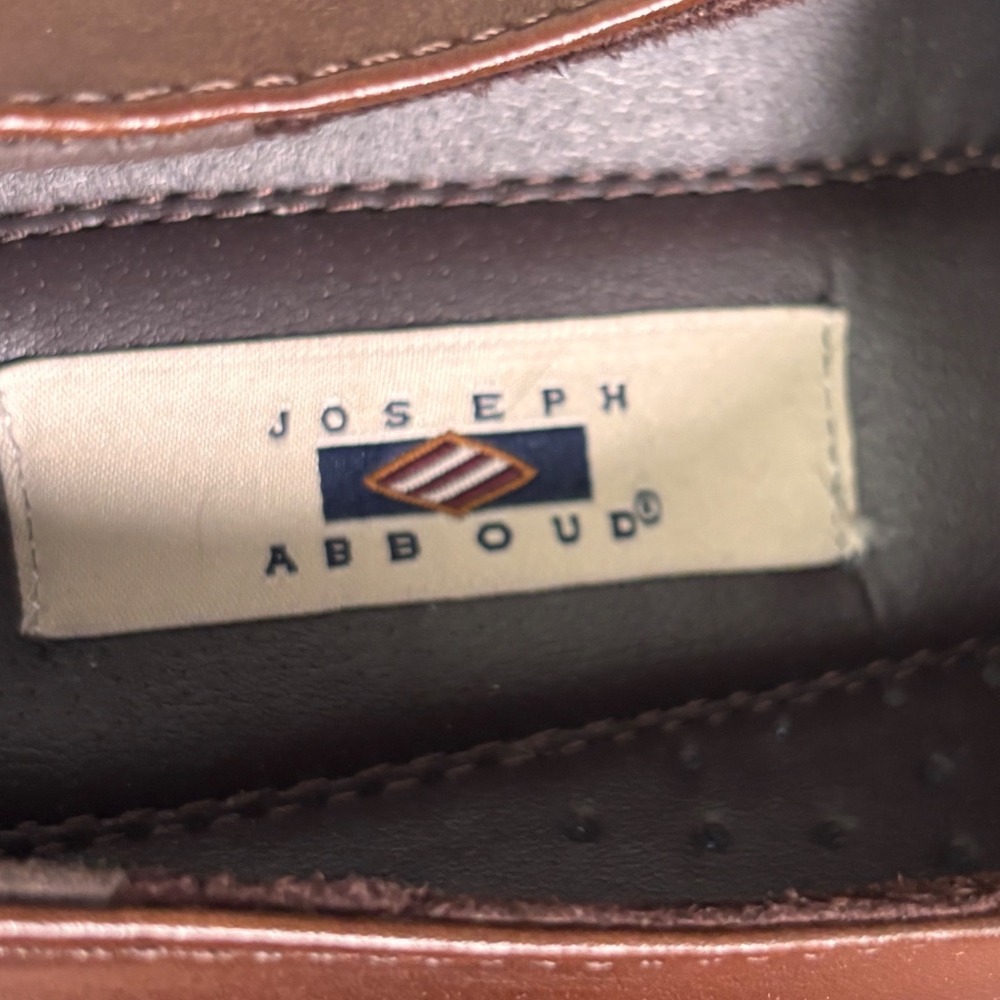 Joseph Abboud Hamish Brown Leather Cap Toe Oxford Dress Shoes 11.5D Heritage - Picture 9 of 9